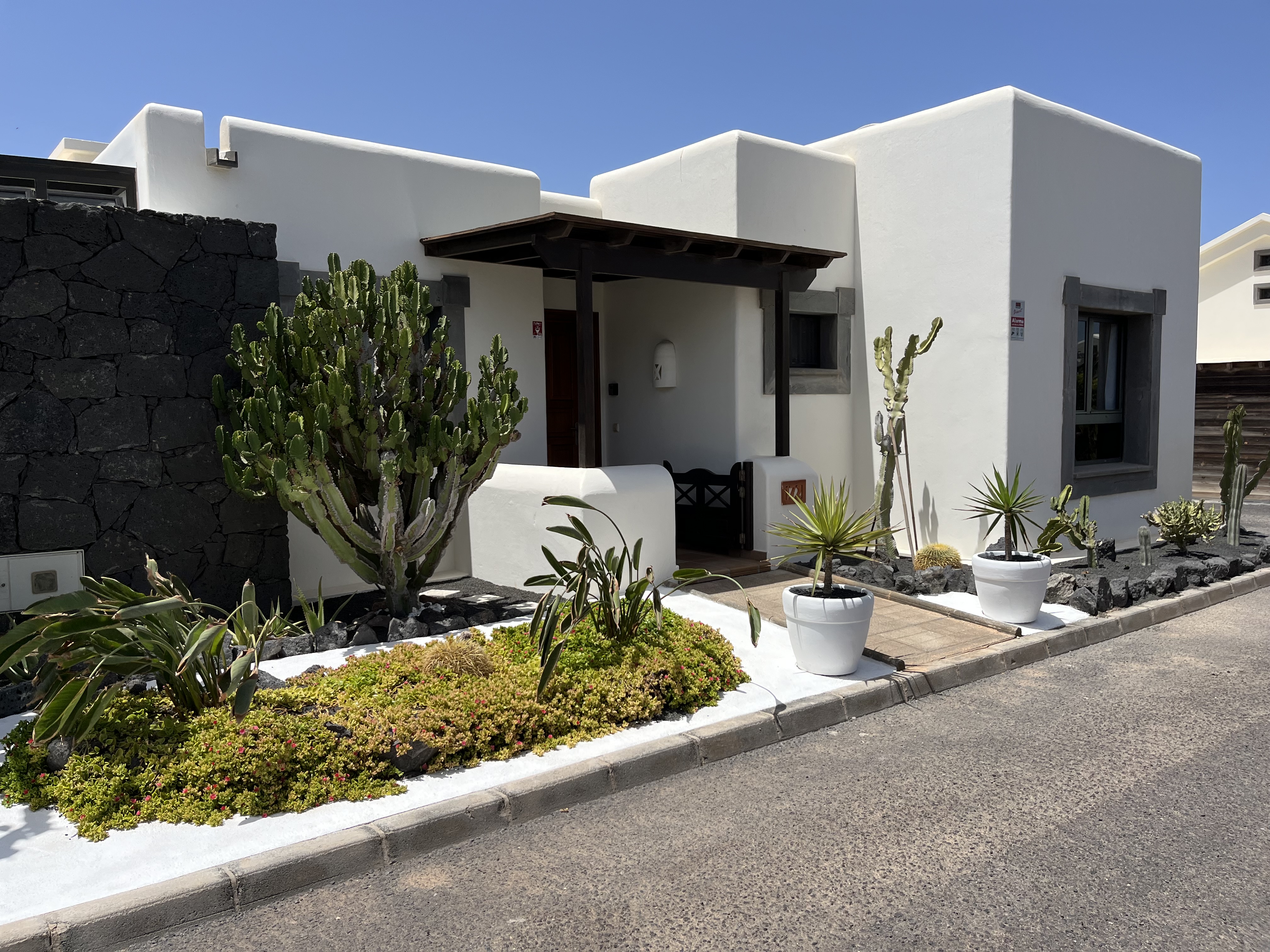 View of Villa from the edge of the garden