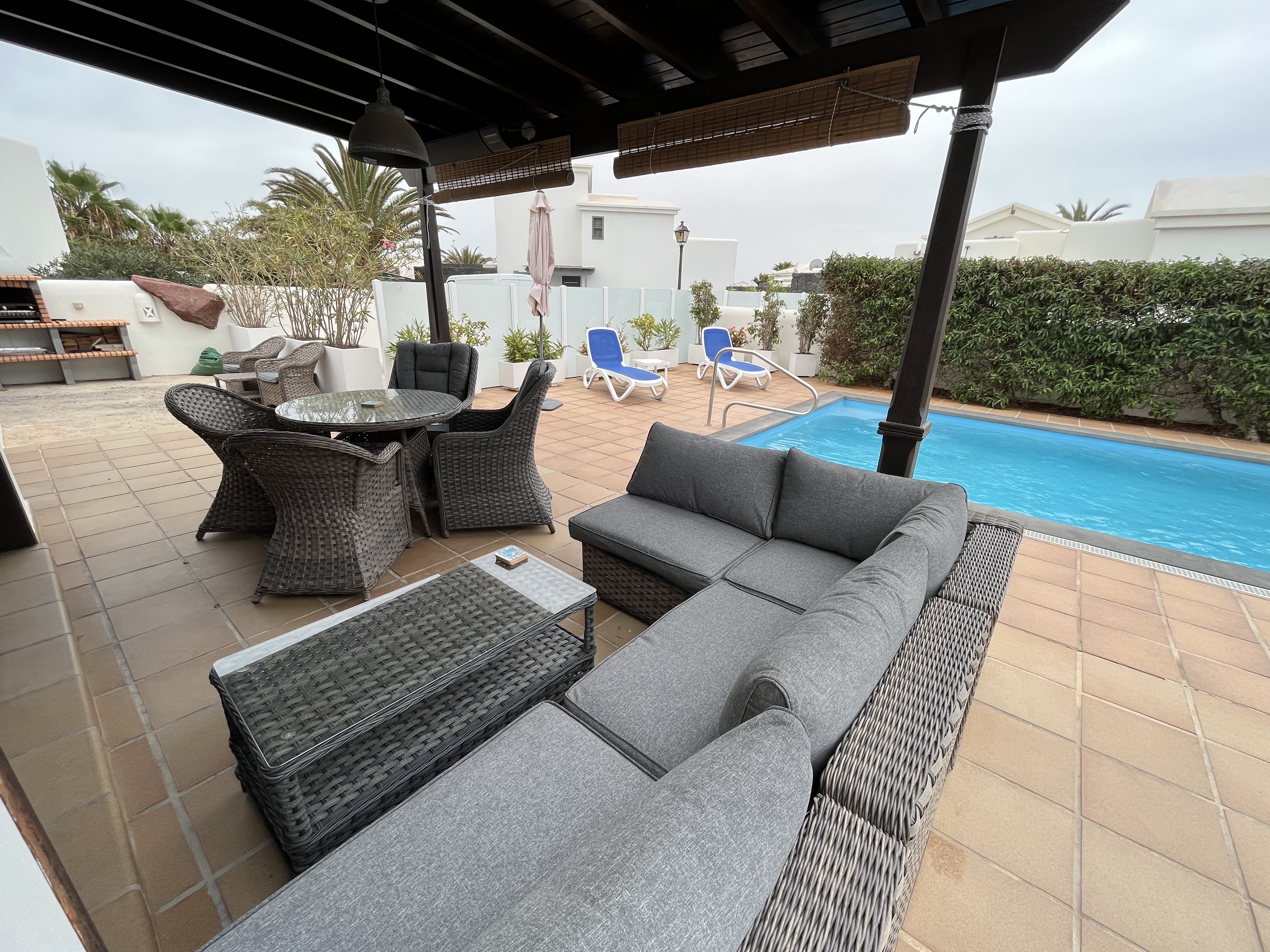 Entrance to the villa