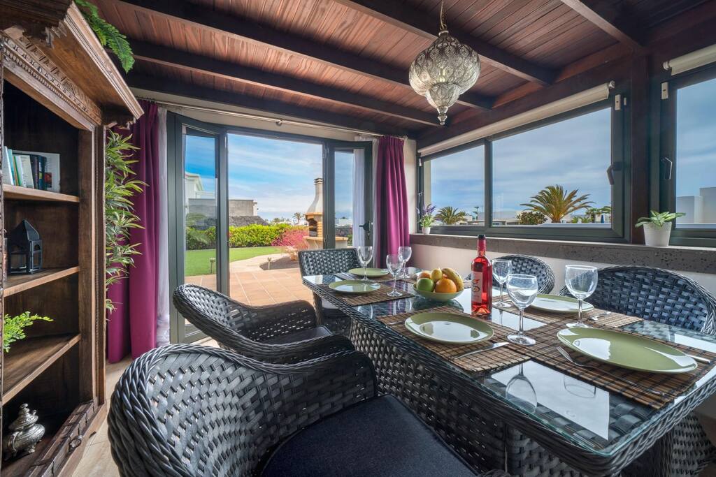 View from Dining Room to Terrace