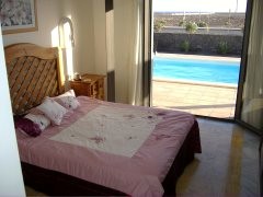 Master Bedroom - Patios Doors lead onto Terrace