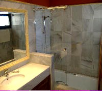 En-Suite, Bath with Shower Over