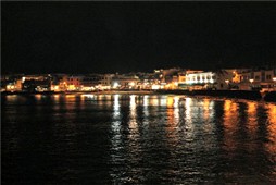 Playa Blanca at night