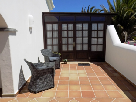 View from Terrace towards internal dining room