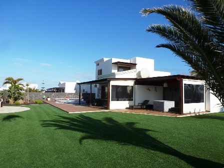 View of Villa Mary from edge of Garden