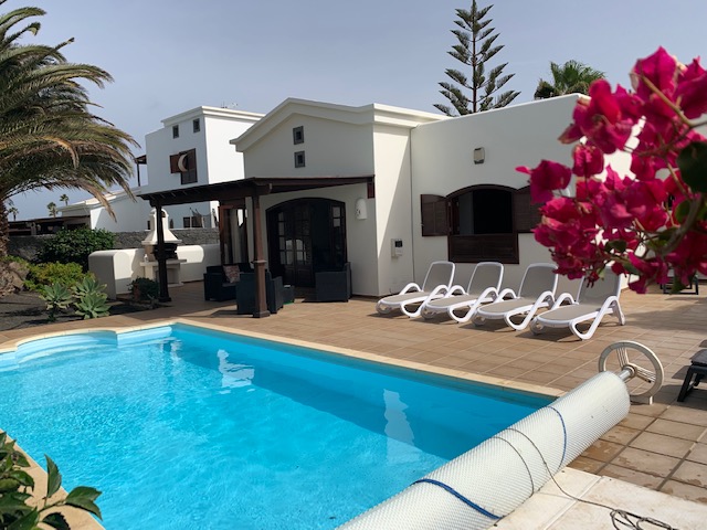 View across the Pool to Villa Nell