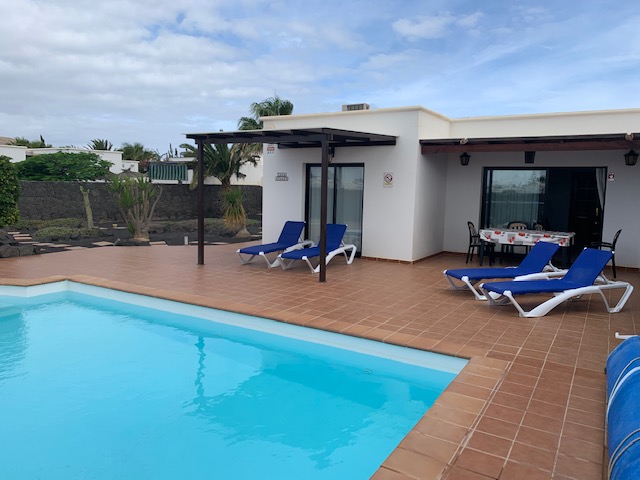 View across pool to Casa Stacey