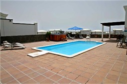 Private Heated 8m x 4m Pool, extended terrace