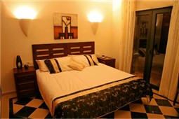 View of Master Bedroom at Night