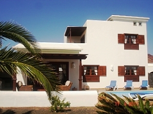 View of the Villa across the pool