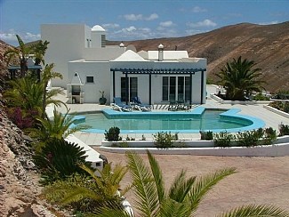 View of Casa Femes from edge of property