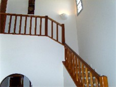 Hallway stairs leading to Master Bedroom Suite