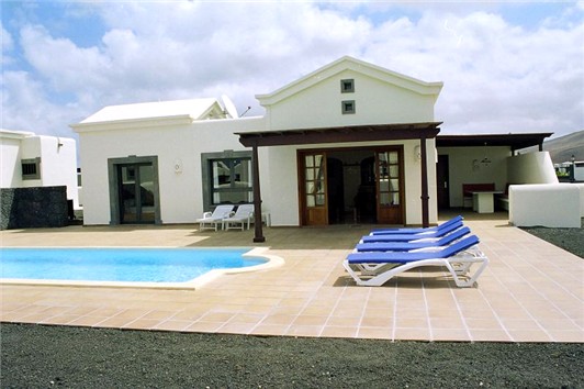 Terrace/Patio & Privated Heated Pool at rear