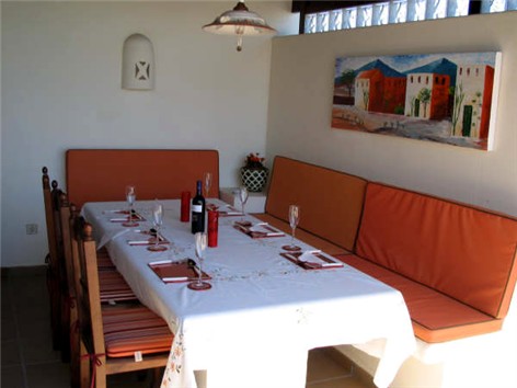 Al Fresco Dining Area to side of Villa