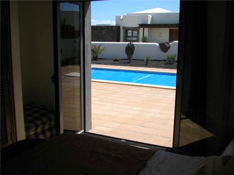Patio Doors in Master Bedroom lead to Terrace