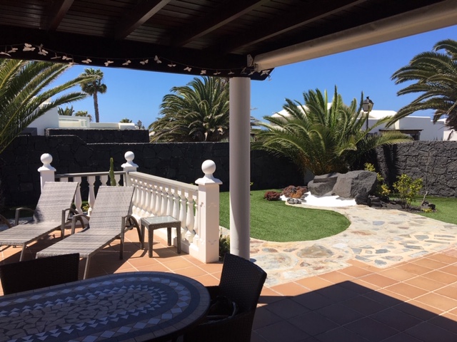 Terrace and Side Garden